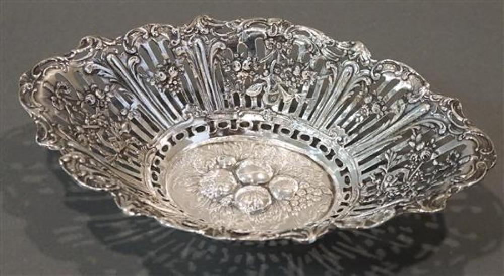 GERMAN 800-SILVER PIERCED OVAL