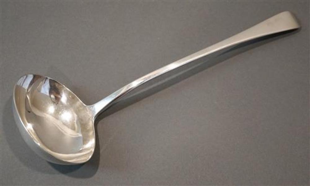 ENGLISH SILVER LADLE, JOHN KING,