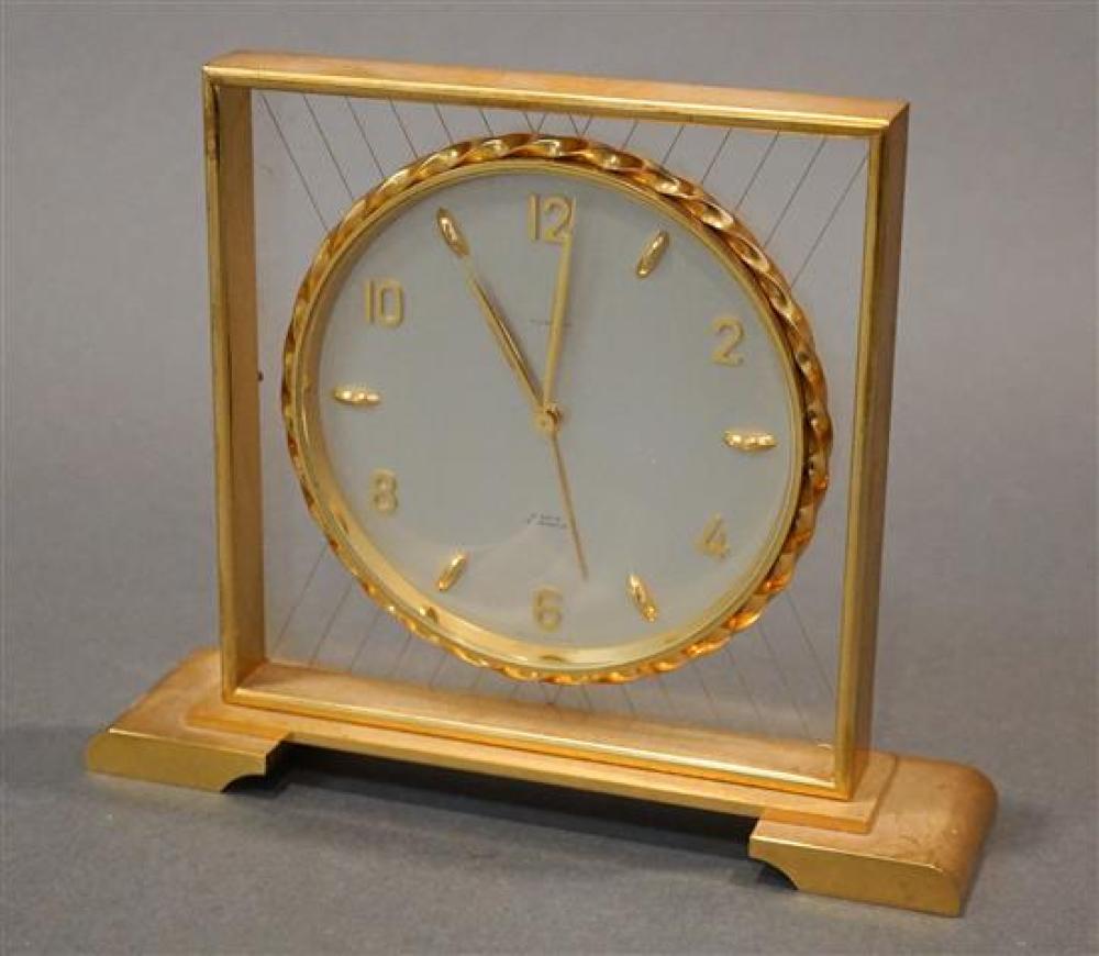 TURLER 17-JEWEL 8-DAY DESK CLOCK,