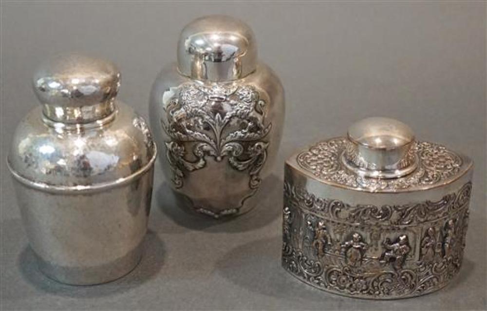 TWO AMERICAN STERLING SILVER TEA 321a63