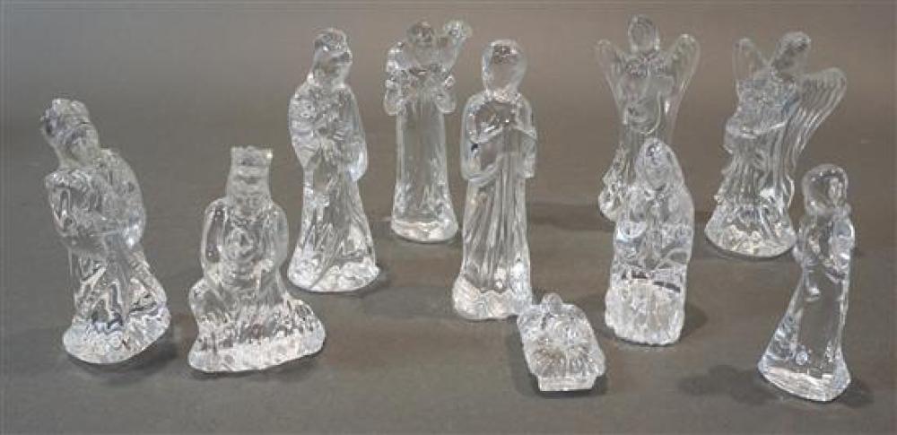 WATERFORD CRYSTAL TEN PIECE NATIVITY 321a67