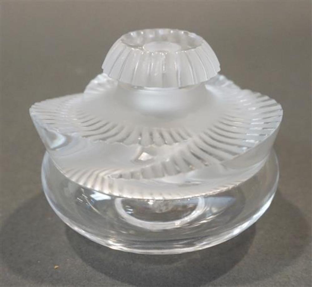 LALIQUE PARTIAL FROSTED GLASS PERFUME