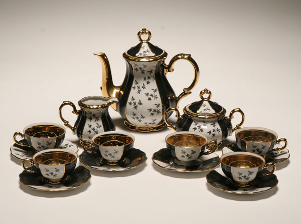 Bareuther vintage Bavarian gilt tea