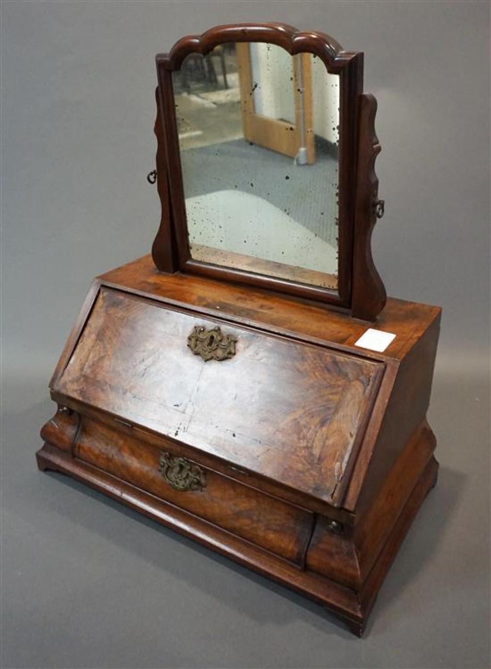 GEORGE I-II WALNUT CHEST MIRROR,