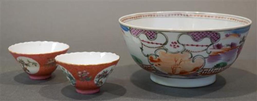 CHINESE EXPORT FAMILLE ROSE BOWL 321a7d