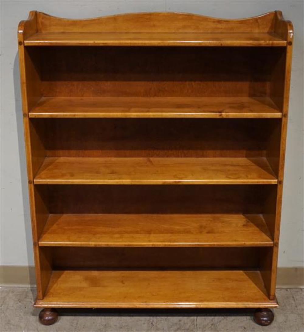EARLY AMERICAN STYLE MAPLE BOOKCASE  321a8f