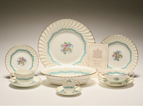 Minton Ardmore china dinner service,