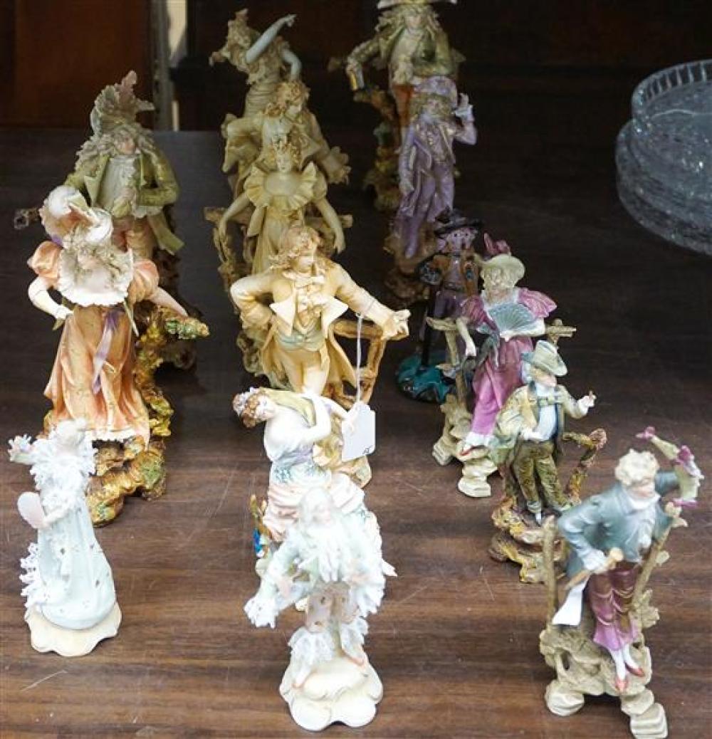 FIFTEEN GERMAN AND OTHER PORCELAIN  321b08