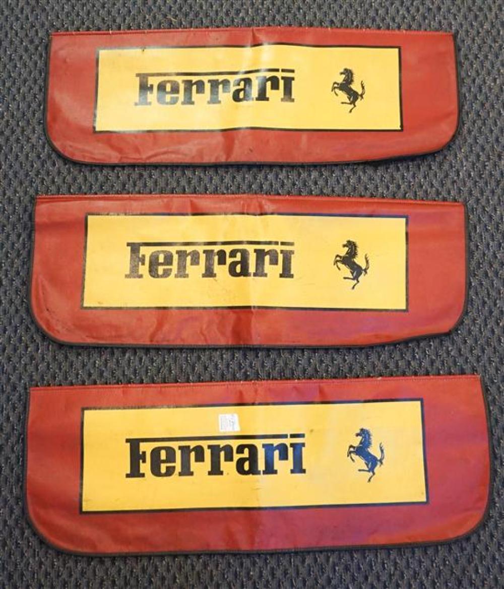 THREE FERRARI FENDER COVERSThree Ferrari