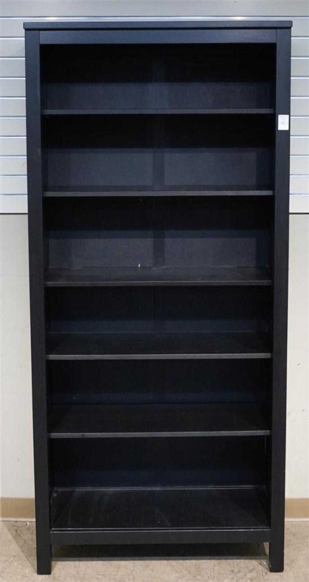 EBONIZED OPEN BOOKSHELF HEIGHT  321b4f