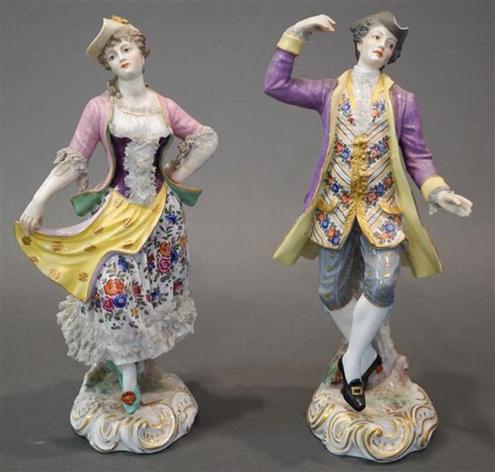 PAIR CONTINENTAL PORCELAIN FIGURES