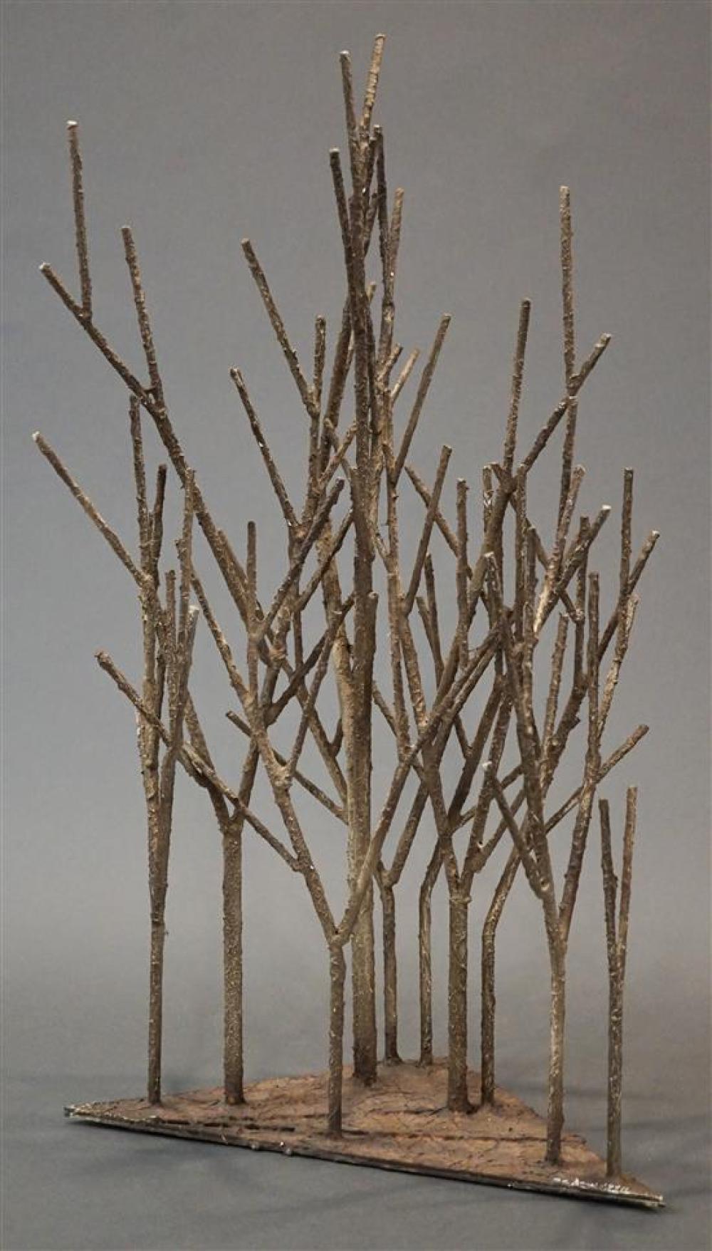 CURTIS JERE PATINATED METAL TREE  321b5a