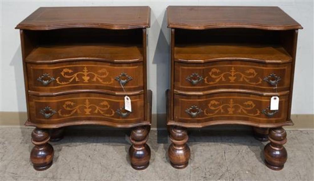 PAIR WILLIAM MARY STYLE SATINWOOD 321b9e