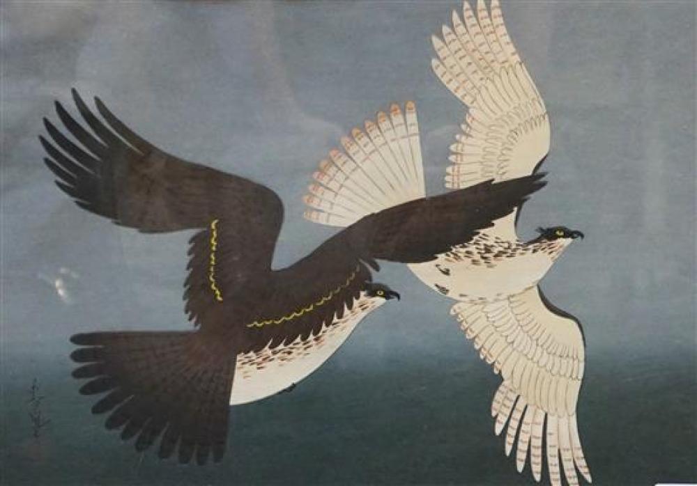 JAPANESE, 20TH CENTURY, TWO BIRDS