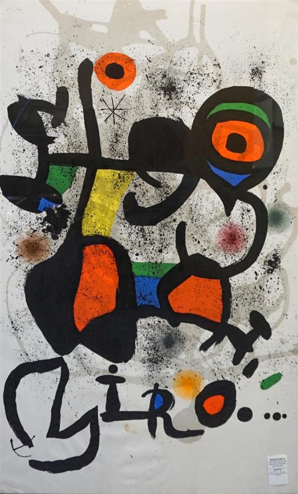 AFTER MIRO UNTITLED PHOTOLITHOGRAPH  321bee
