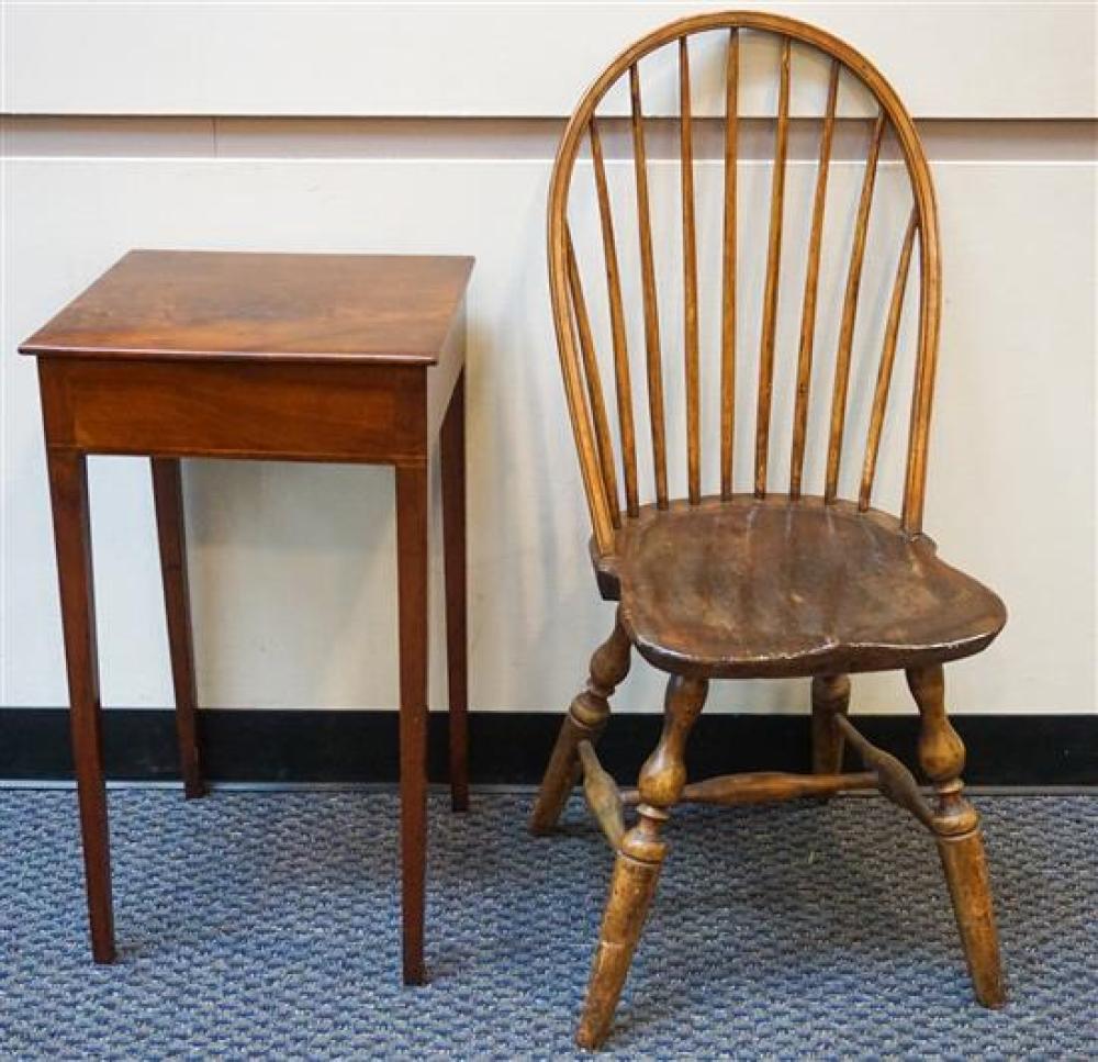 FEDERAL INLAID MAHOGANY SIDE TABLE 321c04