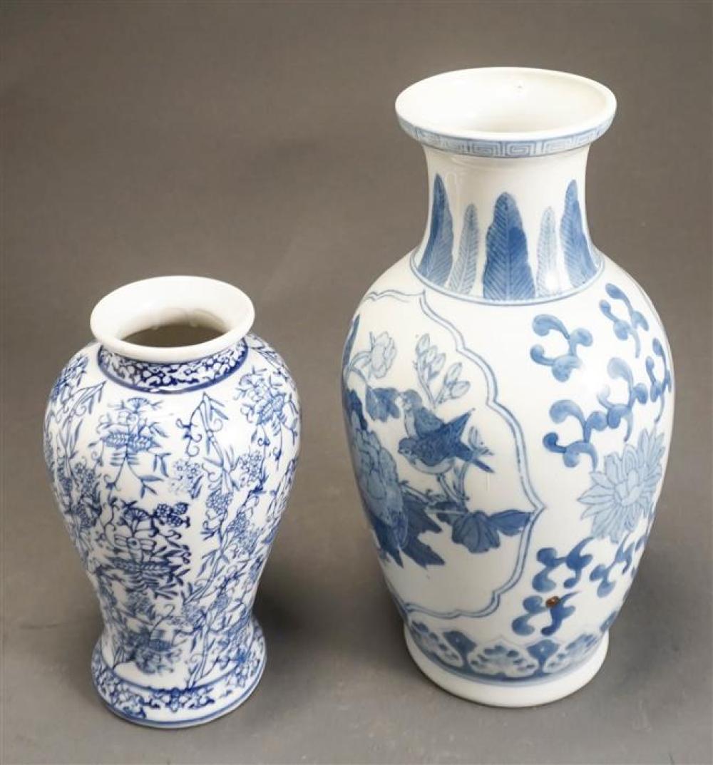 TWO MODERN CHINESE BLUE AND WHITE 32434c