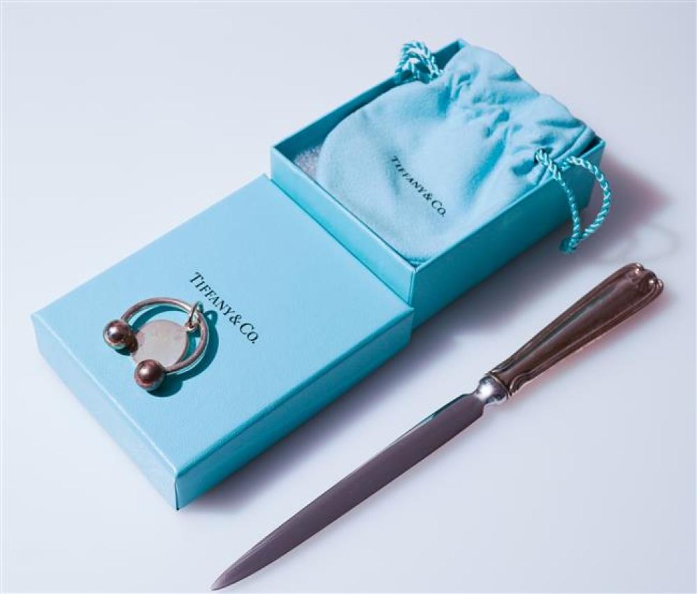 TIFFANY & CO STERLING KEY RING WITH