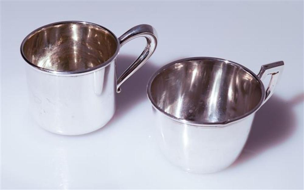 TWO STERLING SILVER BABY CUPS, 2.4 OZTwo