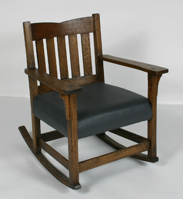 Charles Stickley slat back mission