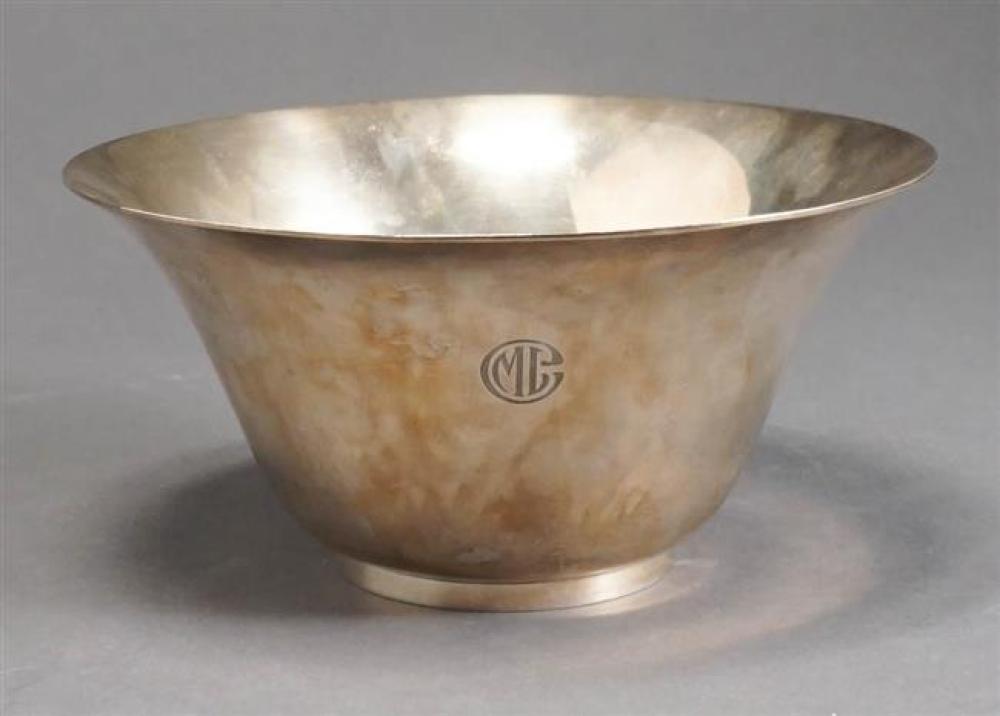 TIFFANY STERLING FLARED RIM BOWL,