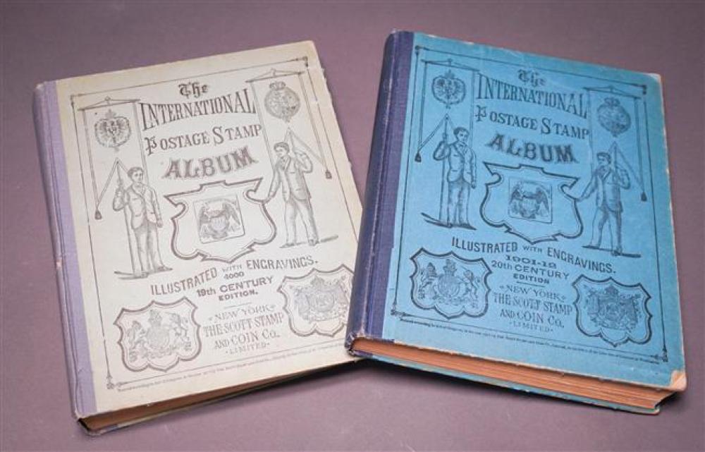 TWO INTERNATIONAL STAMP ALBUMSTwo