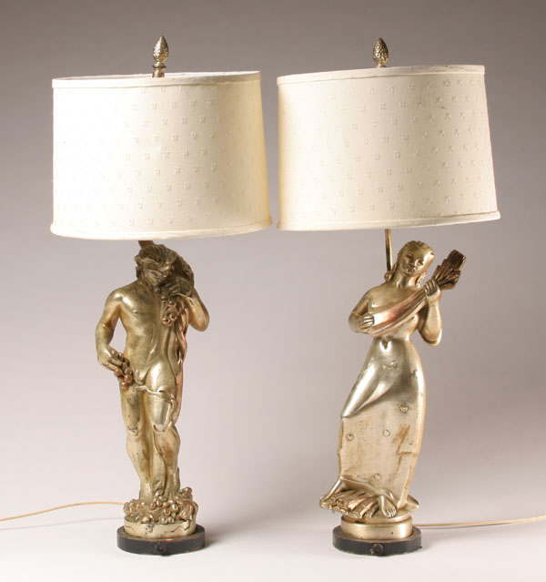 Pair Kupur Art Deco copper clad 506e0