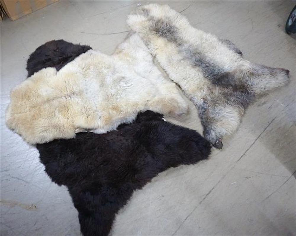 THREE LAMB SKIN PELTSThree Lamb 3244d8