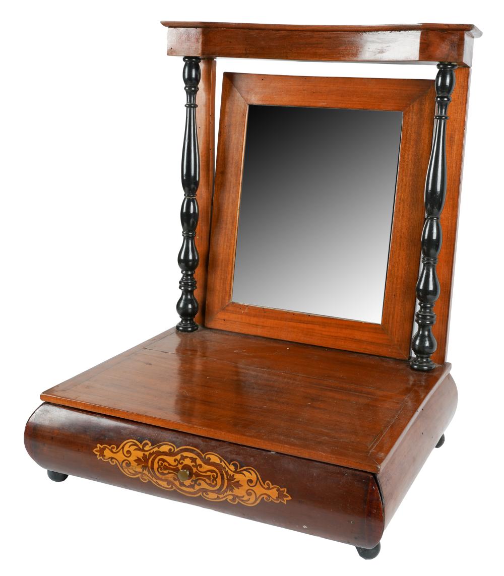 MARQUETRY-INLAID SHAVING MIRROR20th