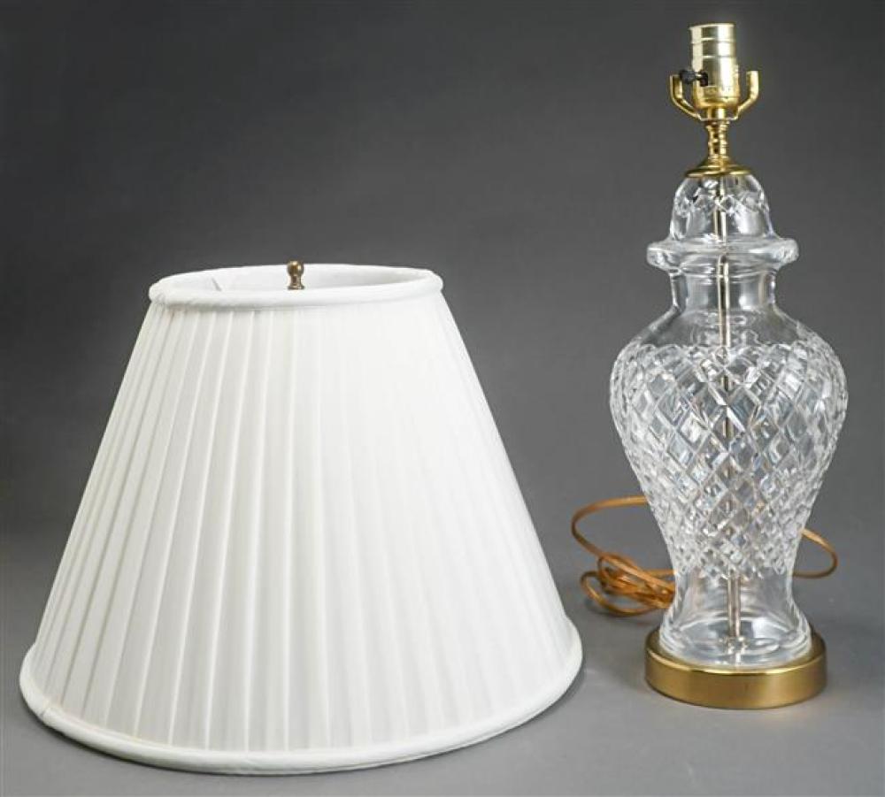 WATERFORD CRYSTAL TABLE LAMP, H