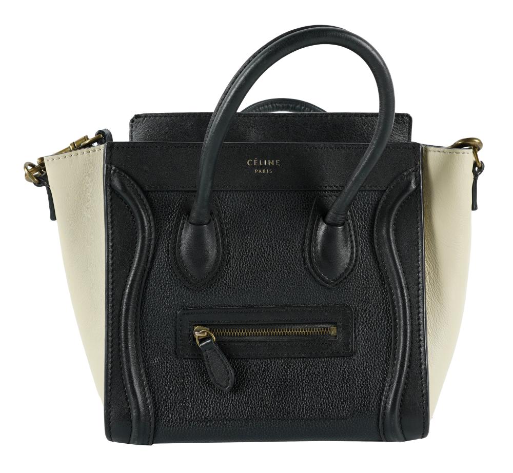 CELINE MICRO LUGGAGE BICOLOR LEATHER 3245f7