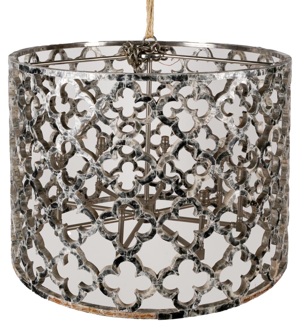 HOLLY HUNT ROUND METAL CHANDELIEReight 32463c