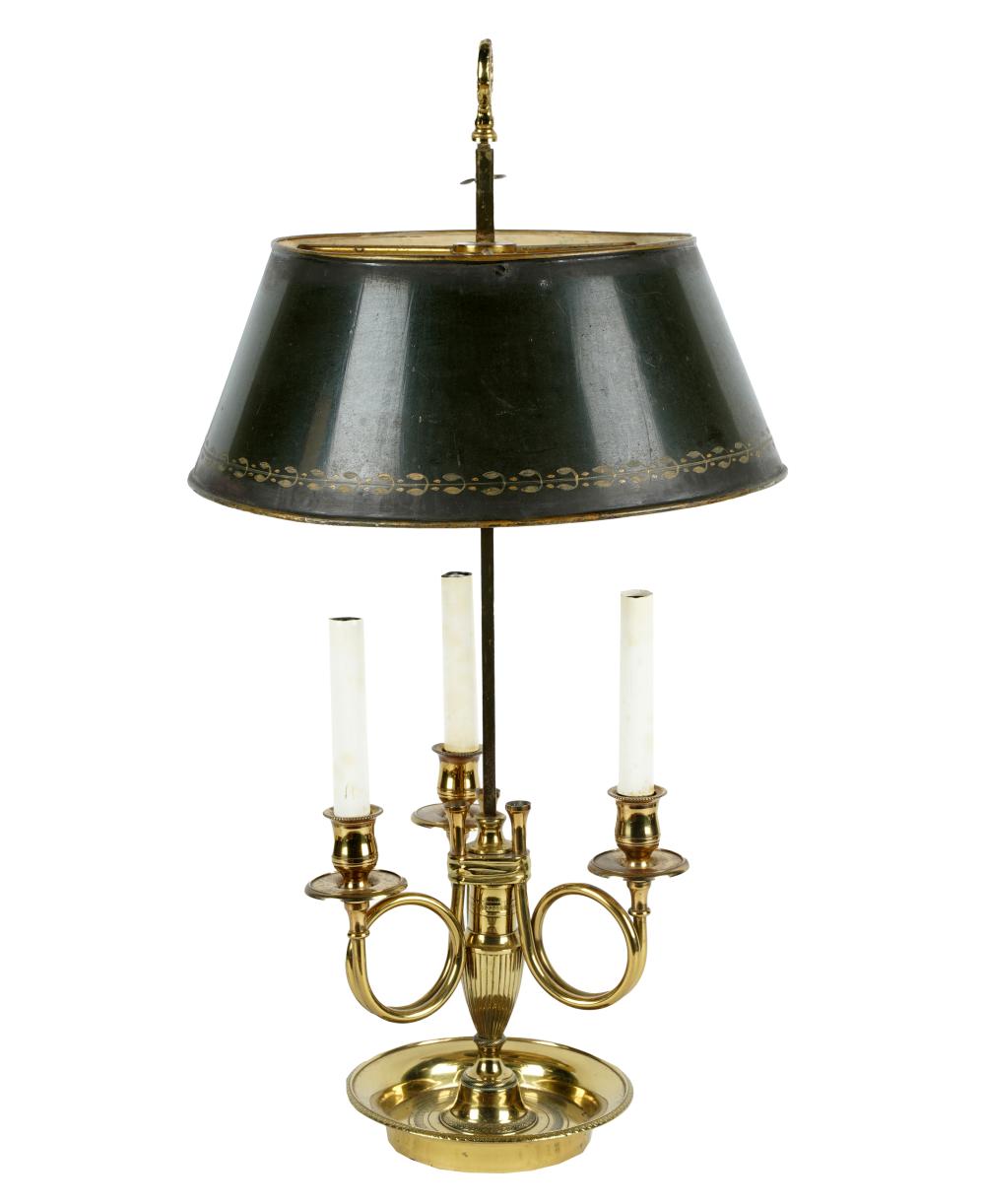 BOUILLOTTE LAMPthree lights, with