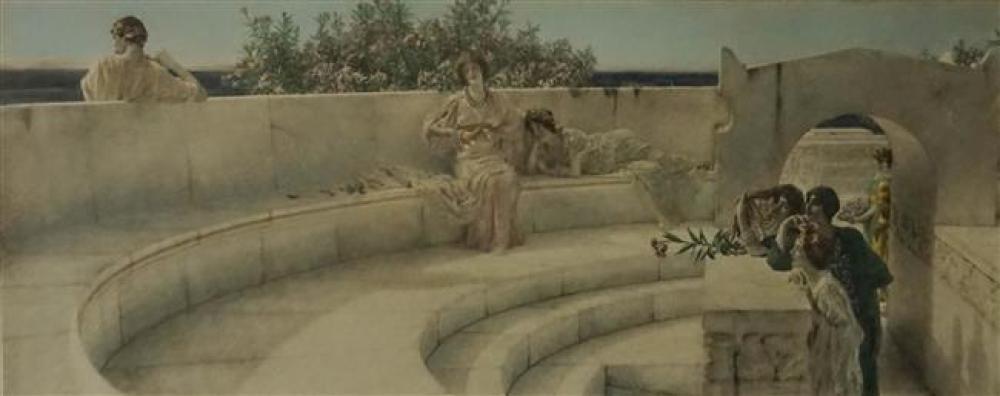 AFTER SIR LAWRENCE ALMA TADEMA,