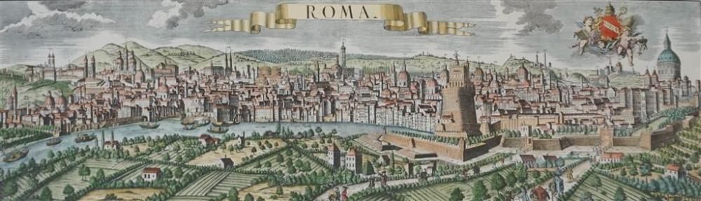 REPRODUCTION MAP OF ROMA COLOR 3246ed