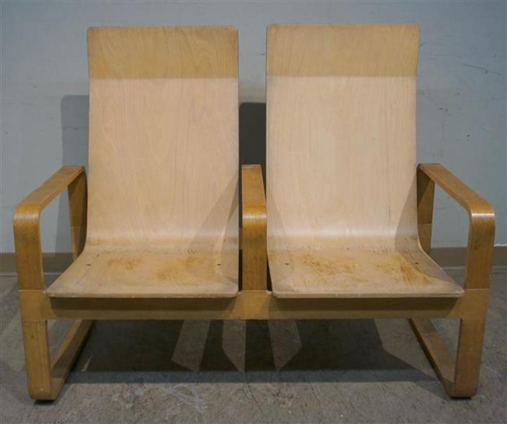 MID-CENTURY MODERN BENTWOOD TWO-SEAT
