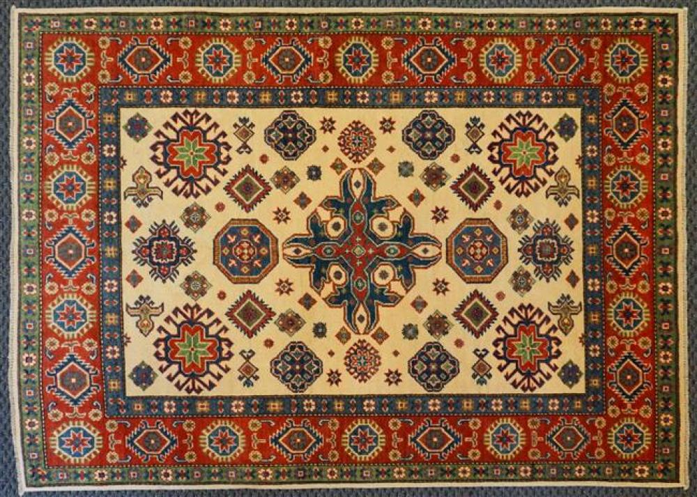 KAZAK SCATTER RUG, 5 FT X 7 FTKazak