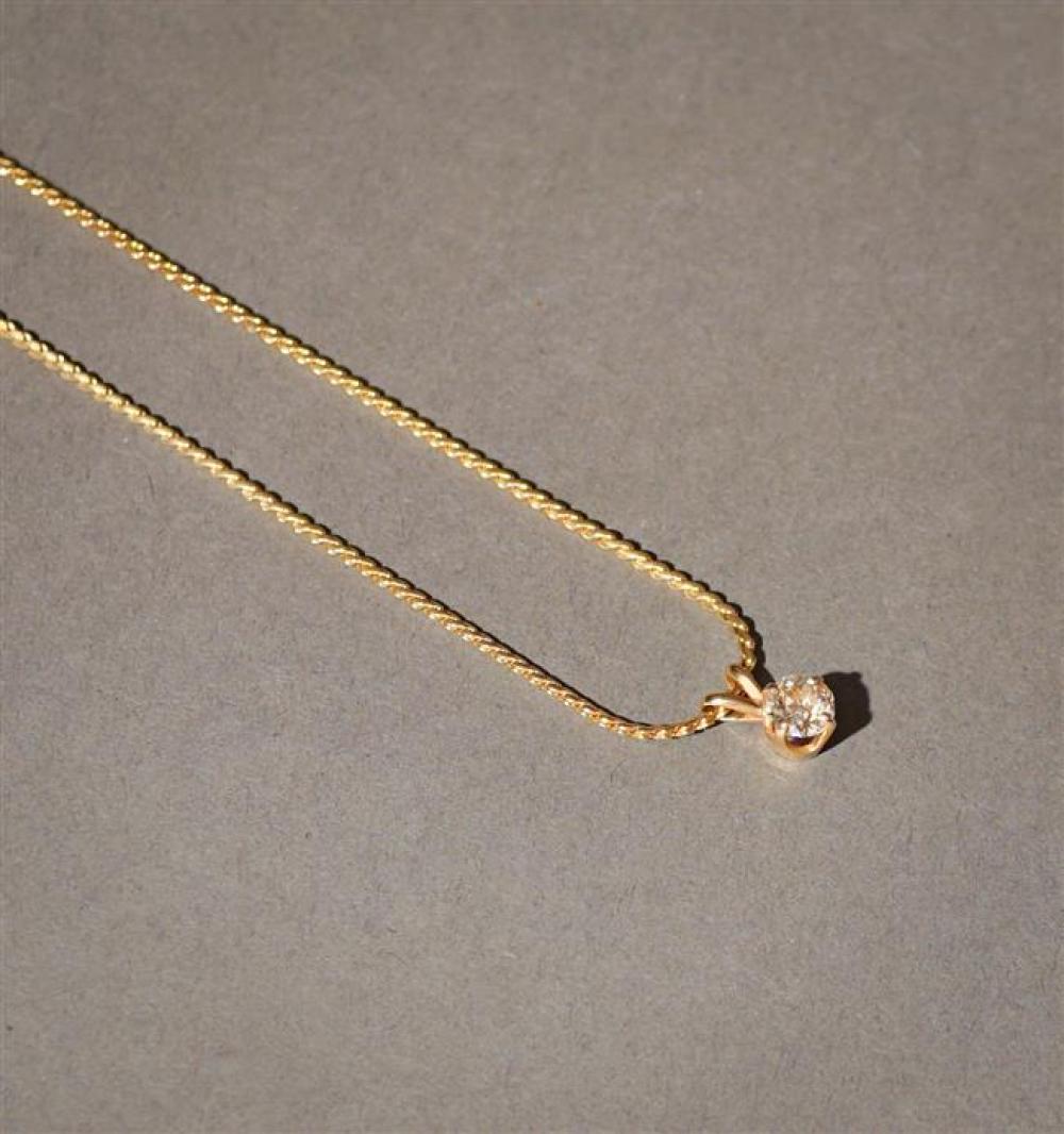 18 KARAT YELLOW GOLD NECKLACE WITH 32472d