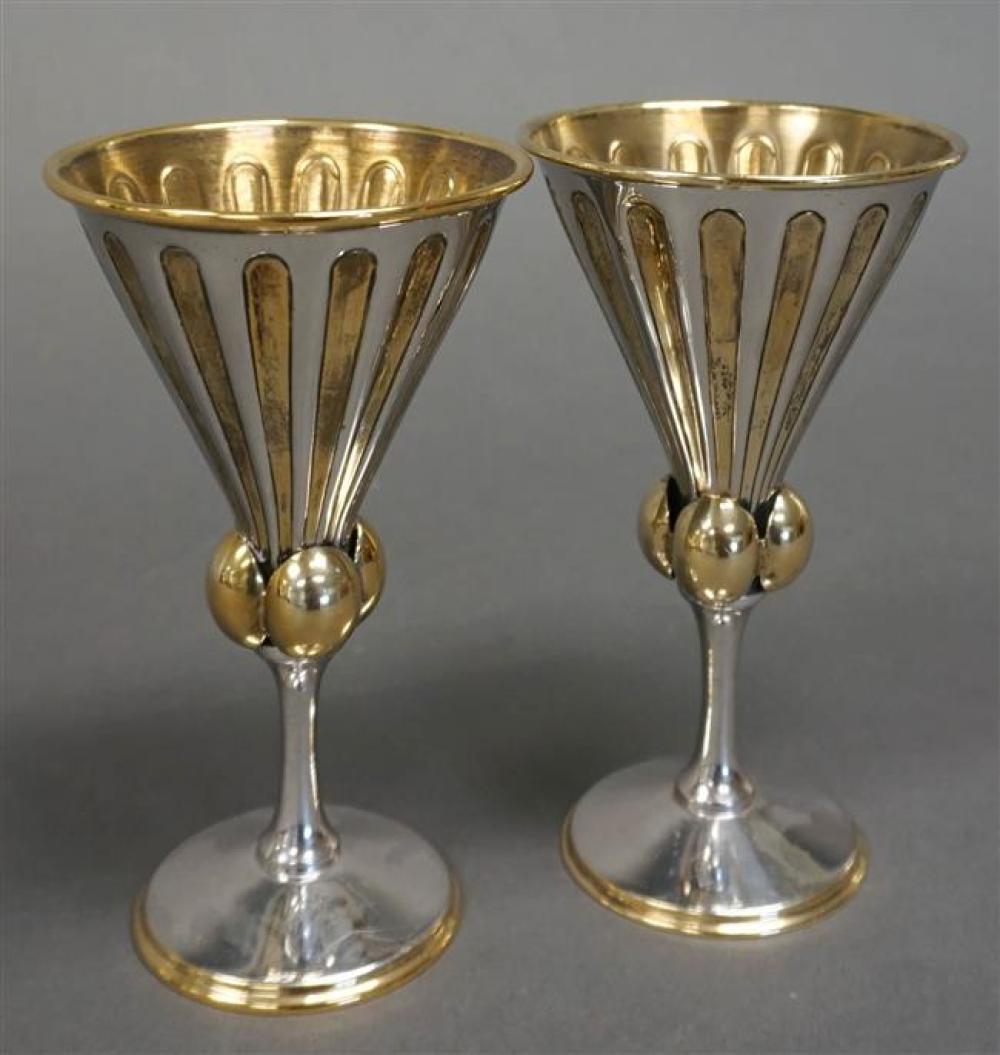 PAIR TANE MEXICO PARCEL GILT STERLING 32476b