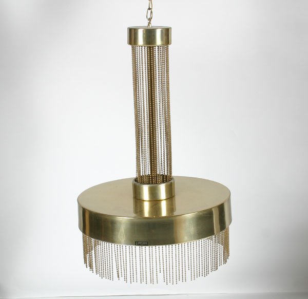 Pierre Cardin beaded hanging chandelier 5072a