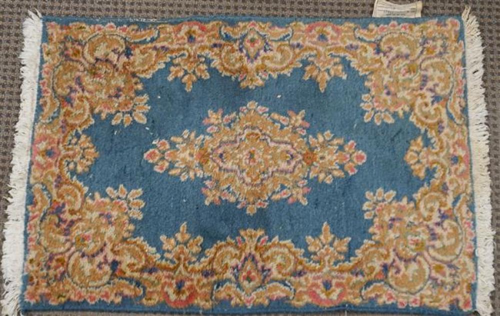 KERMAN BLUE GROUND RUG, 2 FT X