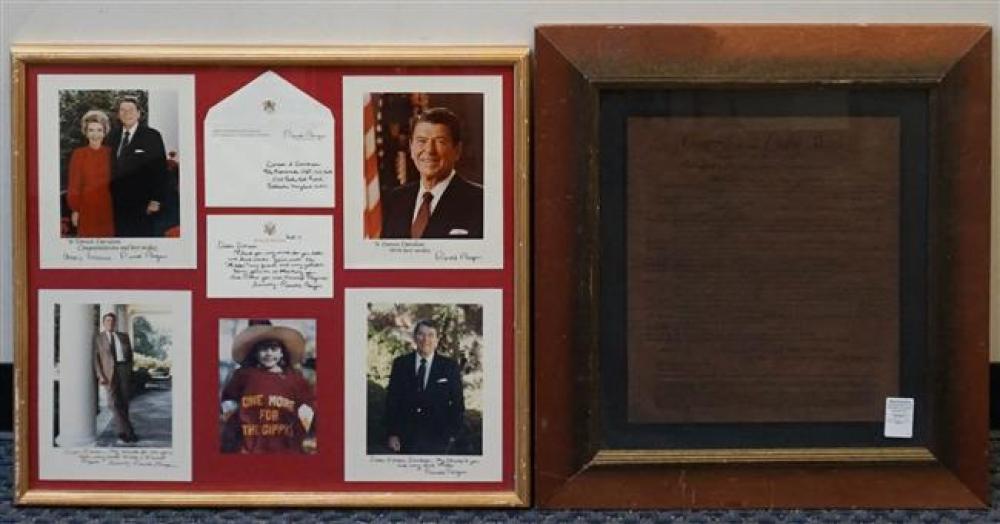 COLLECTION OF RONALD REGAN PRESIDENTIAL