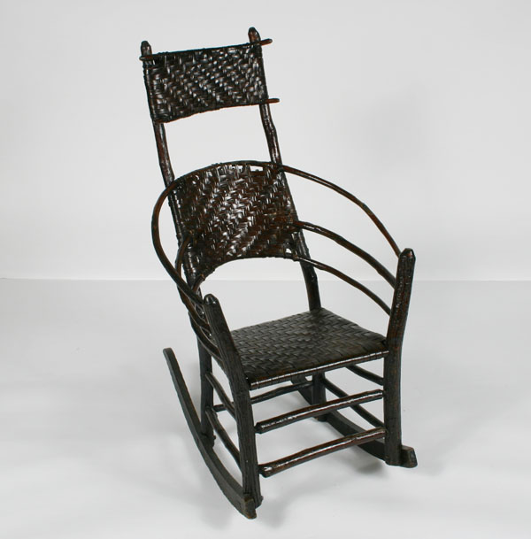 Unusual and early Old Hickory Rocker  50748