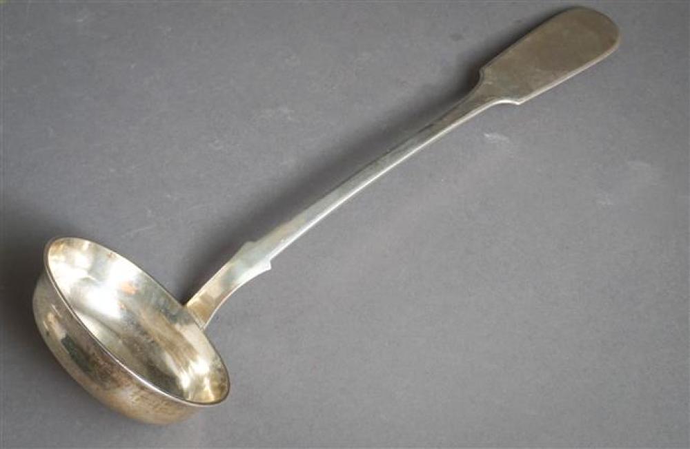 RUSSIAN COIN MOUNTED SILVER LADLE  324942