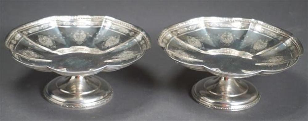 PAIR TOWLE STERLING SILVER COMPOTES,