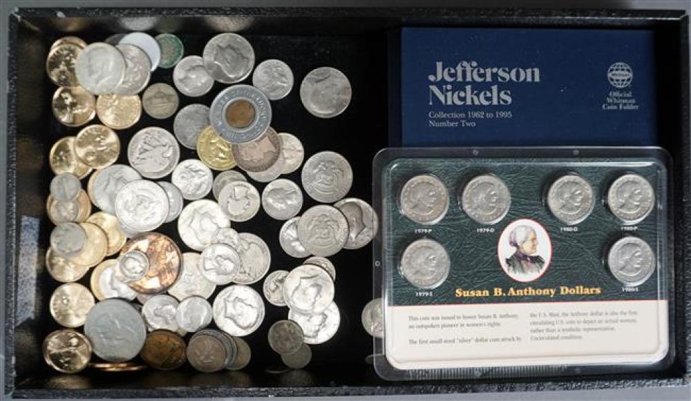 COLLECTION WITH U.S. PENNIES, NICKELS,