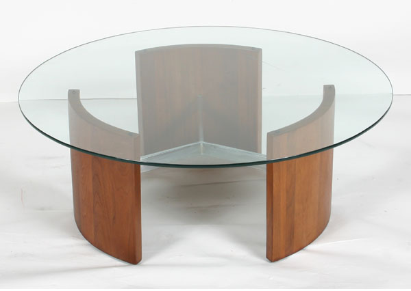 Modern coffee table with wood and