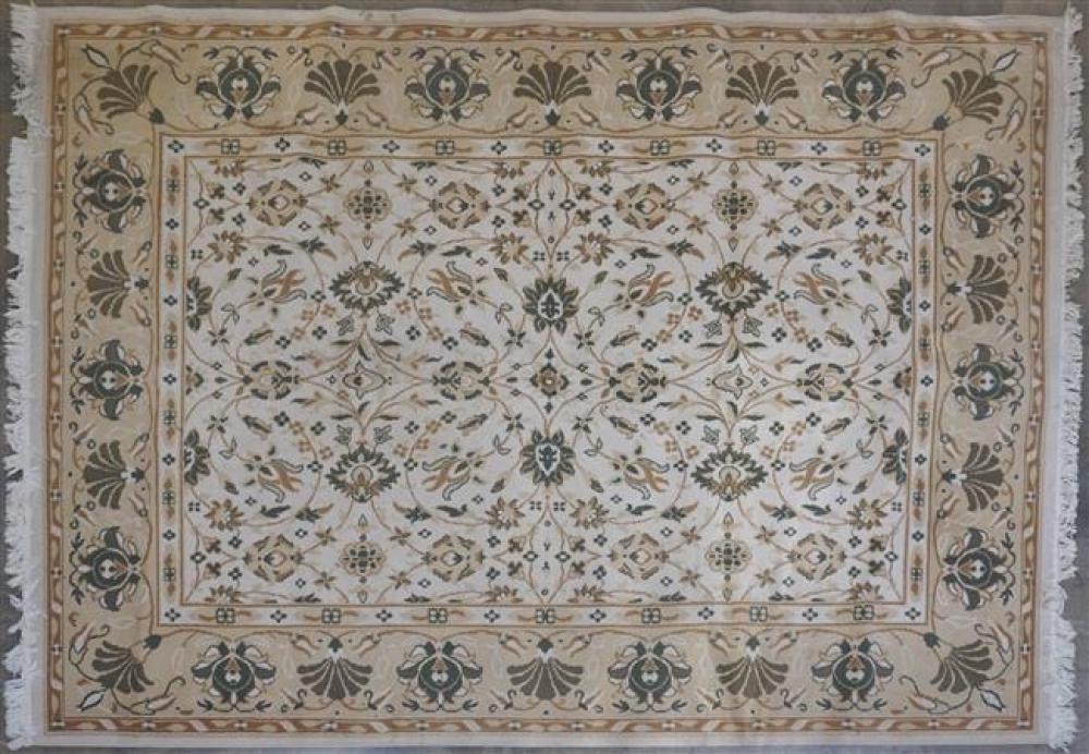 MACHINE MADE TABRIZ PATTERN RUG,