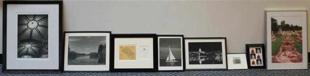 GROUP WITH EIGHT PHOTOGRAPHS OF