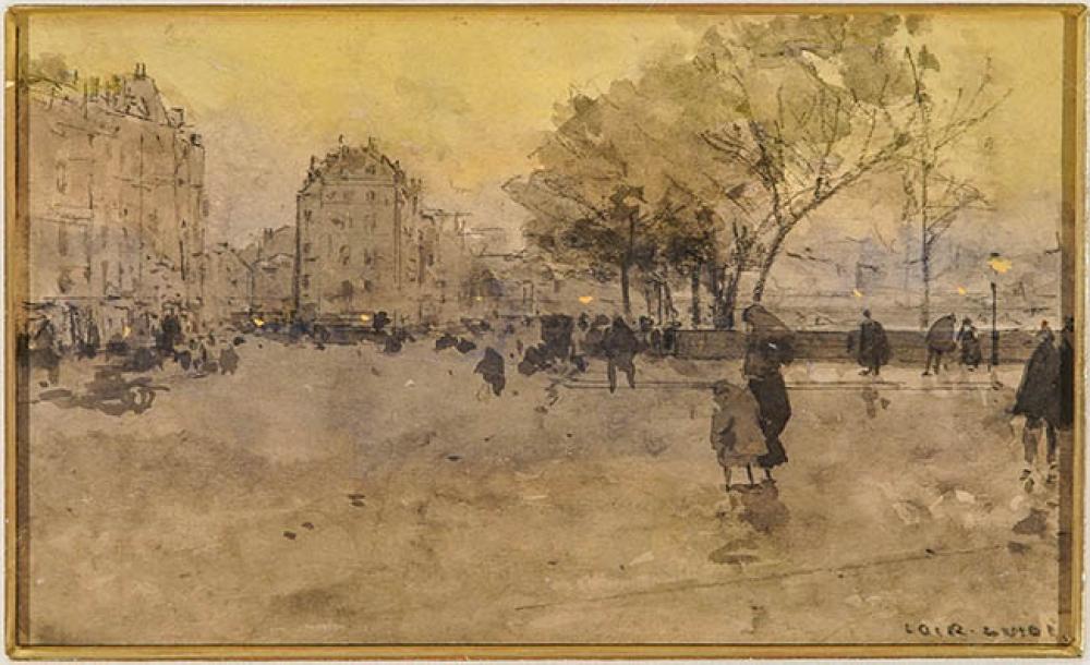 LUIGI LOIR FRENCH 1845 1916  324aff